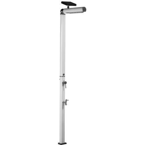 Душ вуличний Aquaviva Quick з LED підсвіткою та мийкою для ніг, білий Q825/9003-QL фото
