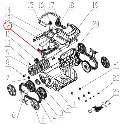 Акумулятор до пилососа Wybotics WY200 (№12 D.2.12.063) фото
