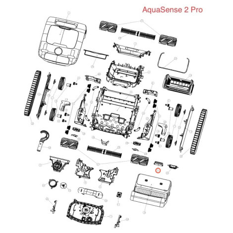 Корпус фільтра робота-пилососа Beatbot AquaSense 2/2 Pro/2 Ultra  фото №2