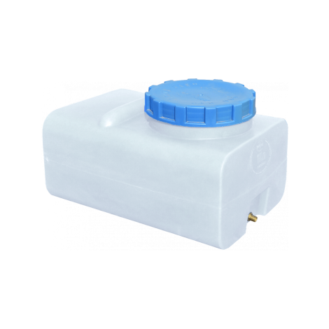 Ємність  100 л квадратна ГК ПБ біла фото