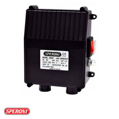 Пульт керування Speroni Quadro EL.EC 1.1 KW для однофазних свердловинних насосів фото