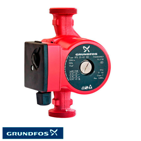 Циркуляційний насос Grundfos UPS 32-70 180 (96621355) фото