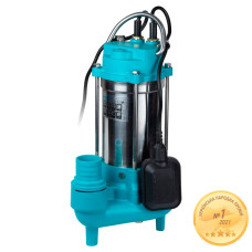 Насос каналізаційний 0.75кВт Hmax 12м Qmax 225л/хв з ножем (нерж) AQUATICA (773432) фото