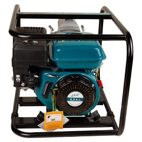 Мотопомпа 6.5л.с. Hmax 29м Qmax 60м³/ч (4-х тактний) для брудної води LEO LGP30-W (772517)  фото №8
