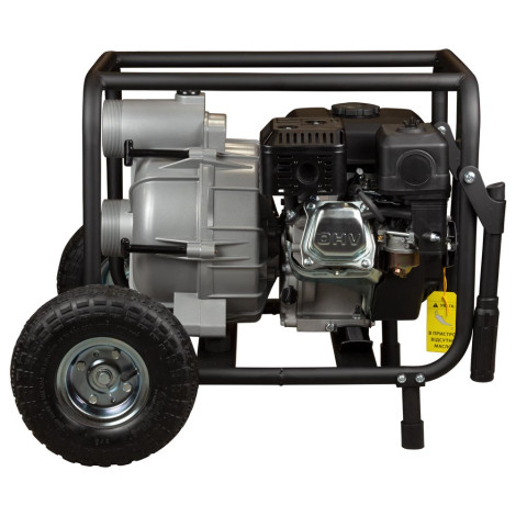 Мотопомпа 7.5 к.с. Hmax 28м Qmax 70м³/год (4-х тактний) для брудної води AQUATICA (772537)  фото №6