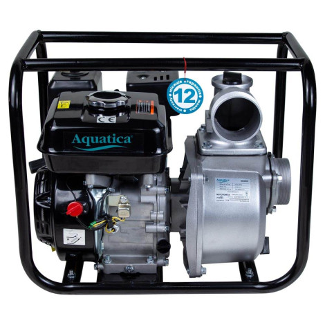 Мотопомпа 7.5 к.с. Hmax 30м Qmax 70м³/год (4-х тактний) AQUATICA (772532)  фото №2