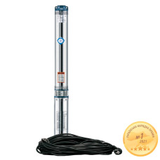 Насос відцентровий 0.92кВт H 105(82)м Q 55(35)л/хв Ø102мм 50м кабелю mid AQUATICA (778444) фото