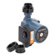 Насос циркуляційний 100Вт Hmax 6м Qmax 75л/хв Ø1 1/2" 180мм+гайки Ø1" WETRON (774532)  фото №2