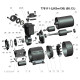 Станция 0.125кВт Hmax 30м Qmax 30л/мин (вихревой насос) 1л LEO LKSm130 (776111)  фото №4