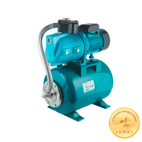 Станция 1.1кВт Hmax 48м Qmax 85л/мин (самовсасывающий насос) 24л Украина AQUATICA (775084/24) фото