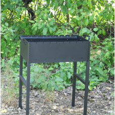 Мангал Квадрат розбірний на 8 шампурів фото