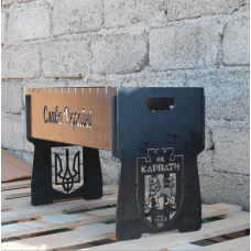 Мангал розбірний на 12 шампурів фото