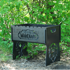 Мангал розбірний на 8 шампурів фото