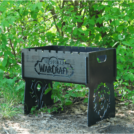 Мангал розбірний на 8 шампурів фото