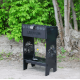 Мангал розбірний високий з вбудованою шашличницею та мотором на 8 шампурів  фото №2