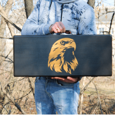 Набір шампурів "Економ" в дерев'яній коробці фото