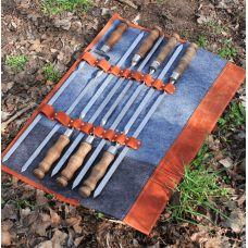 Набор шампуров Лайт в эксклюзивном чехле фото