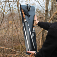 Набір у шкіряному чохлі Похідний фото