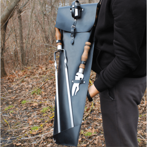 Набір у шкіряному чохлі Похідний  фото №3