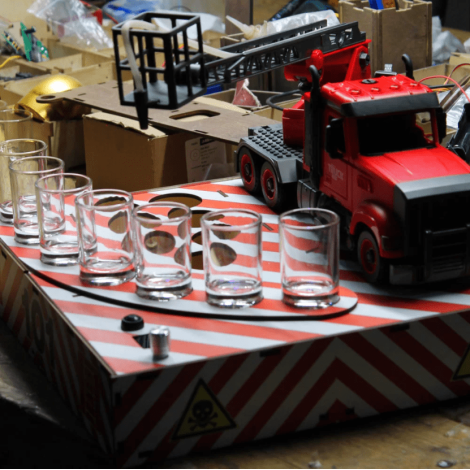 Наливатор Пожежна Машина на 7 чарок з друком  фото №2