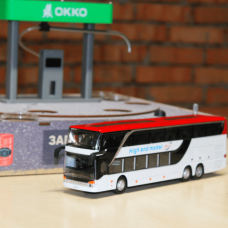 Наливатор АЗС на 7 чарок з друком - Автобус фото