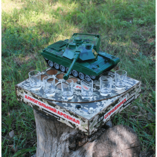 Наливатор танк на 6 чарок з друком фото