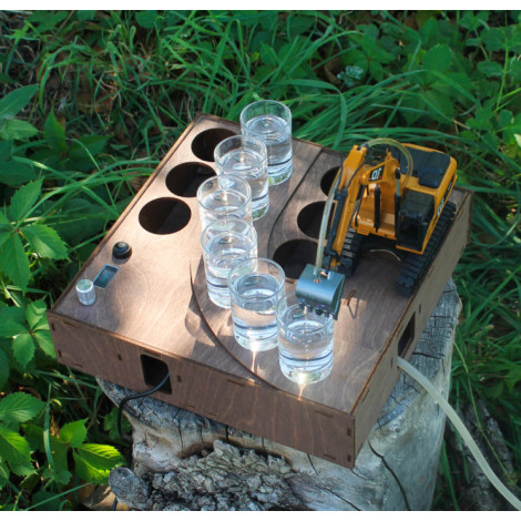 Наливатор Екскаватор на 6 чарок  фото №3