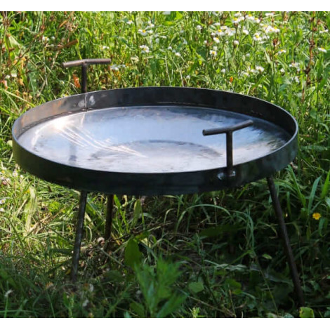 Сковорода з диска борони з бортом 50 см фото