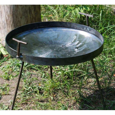 Сковорода з диска борони з бортом 50 см  фото №2