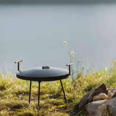 Сковорода з диску борони 50 см з кришкою фото