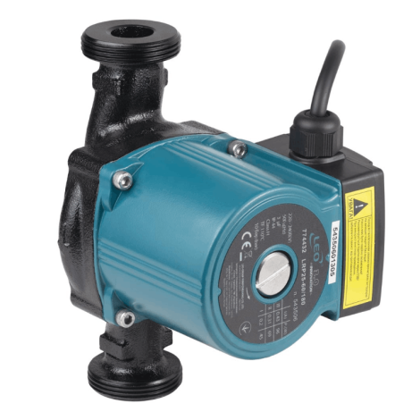Насос циркуляционный 96Вт Hmax 6м Qmax 66л/мин Ø1½" 180мм + гайки Ø1" LEO 3.0 LRP25-60/180 (774432) фото