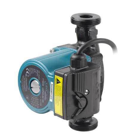 Насос циркуляционный 96Вт Hmax 6м Qmax 66л/мин Ø1½" 180мм + гайки Ø1" LEO 3.0 LRP25-60/180 (774432)  фото №2
