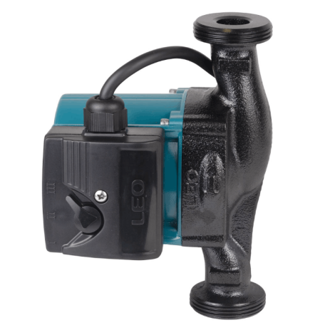 Насос циркуляционный 96Вт Hmax 6м Qmax 66л/мин Ø1½" 180мм + гайки Ø1" LEO 3.0 LRP25-60/180 (774432)  фото №3